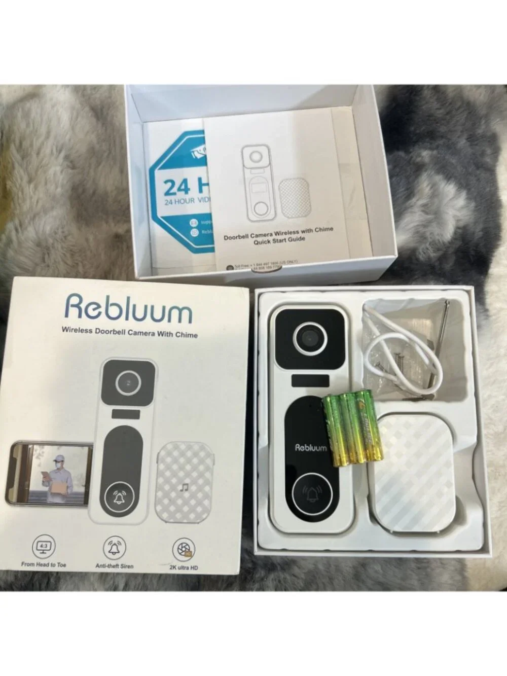 Wireless Doorbell Camera With Chime